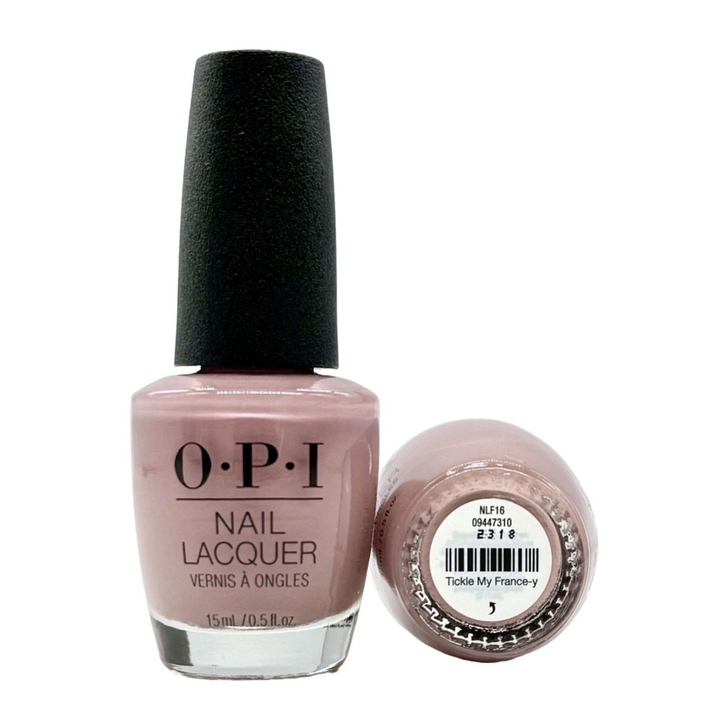 OPI Nail Lacquer Tickle My France-y NLF16 Nude Pink Cream Polish 15ml 0.5oz NEW‎